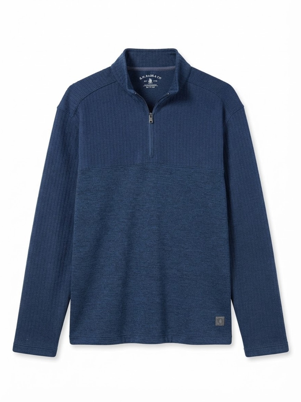 G.H. Bass & Co. Men's Navy Quarter-Zip Sweater Men’s XXL